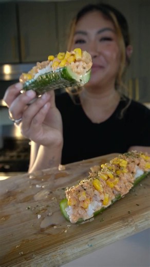 Sushi Cucumber Boats 🥒