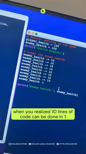 Kodland Digital Platform on Instagram: "At Kodland, kids go beyond just making code work. They learn to write smarter, cleaner code, building confidence while having fun. Book a free trial class for your child today and see the difference yourself 😉"