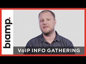 Biamp Tesira: VoIP Information Gathering
