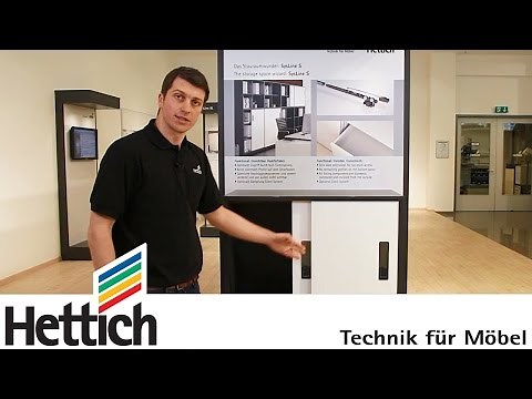 SysLine S sliding door system: technical briefing by Hettich