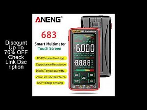 ANENG 683 6000 Counts Professional Multimeter AC/DC Voltage Test Current Ammeter Smart Touch Screen