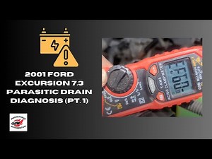 2001 Ford Excursion 7.3 parasitic drain diagnosis (Pt. 1)