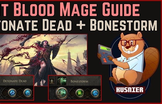 【流放2】血法师尸爆｜Physical Crit Blood Mage Guide | Detonate Dead with Bonestorm