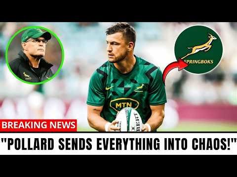IT'S OFFICIAL! POLLARD RUTHLESS DECISION SHOCKS EVERYONE! | SPRINGBOKS NEWS