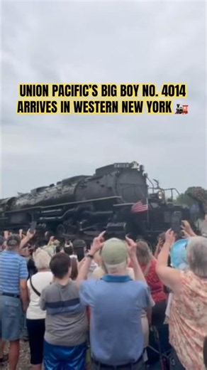 Union Pacific’s Big Boy No. 4014 arrives in Western New York