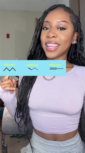 The 3 types of hydrocarbons you NEED to know for organic chemistry 🧪 Alkanes, alkenes, alkynes explained. #organicchemistry #chemstudent #studytok #stem #college