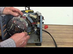 How to Build an Alternator Motor/Generator Battery Charger w/ String Trimmer Motor part 2 of 2