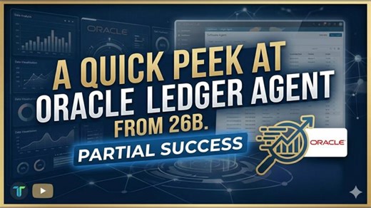 Ledger Agent in Oracle 26B - A Quick Peek. | Shivkumar Iyer