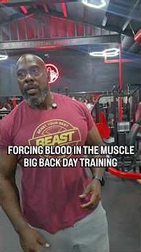 FORCING BLOOD IN YOUR MUSCLE #musclepump #musclegrowth #backday #bodybuilding #blood #muscle