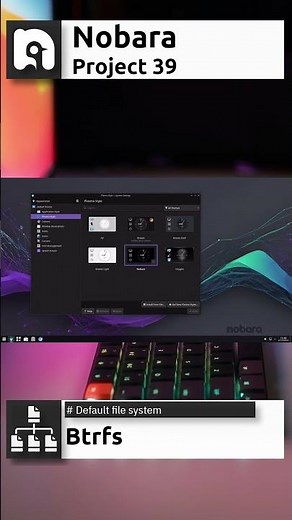 Nobara 39 KDE Quick Overview #shorts