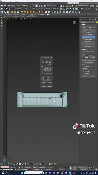 Gökhan Peynirci-3ds Max TikTok'ta