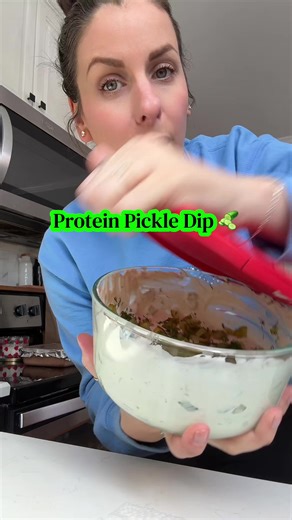 Healthy Dill Pickle Dip Recipe