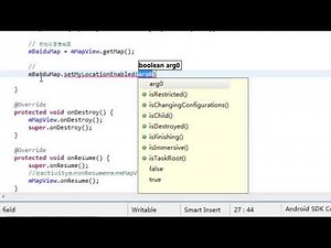 10 百度地图API开发二：定位功能Demo
