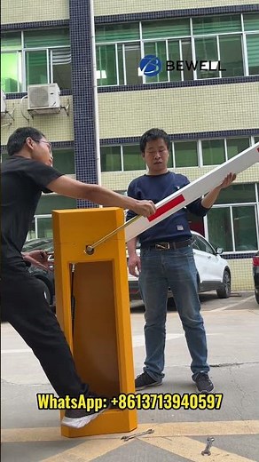 Bewell Parking Lot Manual Boom Barrier System Gate with Barrier Arm#ManualBoomBarrier