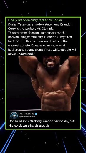 Brandon Curry fires back after Dorian's statement #shorts #viral