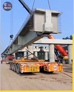 11M views · 148K reactions | Amazing Technology of Launching Girder for Building Bridges, #construction #bridges | Fun club | Facebook