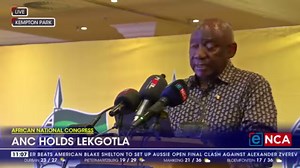 5.8K views · 101 reactions | [LIVE NOW] ANC President Cyril Ramaphosa takes the podium at the party's Lekgotla. Tune in to eNCA channel #DStv403 | eNCAnews | Facebook