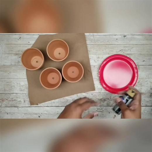 The clay pots are back out in the garden section at Dollar Tree, so let craft! 😍 | She So CraftDee