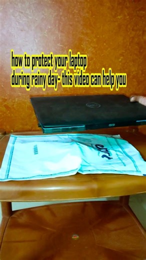 how to protect your laptop during rainy season | laptop water protection #rainyday #rainsafety