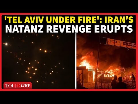 Iran’s ‘Natanz Revenge’ Erupts: Cluster Bomb Hell Hits Israel, Tel Aviv Streets Descend Into Chaos