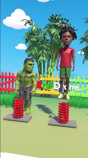 Spring animation superhero Tung Tung Sahur animation