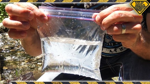 Starting a fire using just a sandwich bag: The team experiments