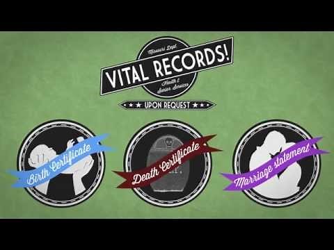 Get copies of Missouri vital records