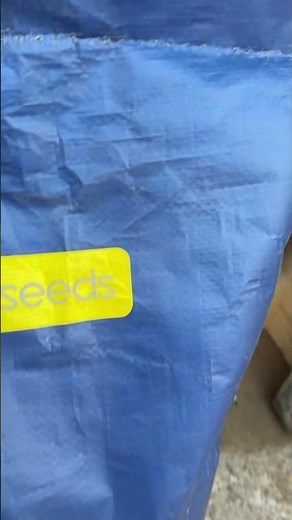 Open your seed bag properly 👌