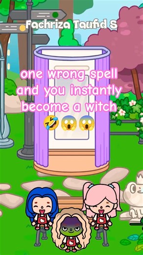 One wrong spell and you instantly become a witch 🤣😱😱 #tocaboca #funny #tocalifeworld #shorts