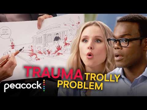 The Good Place | Chidi’s Trolly Problem Lesson Turns Into a Nightmare!