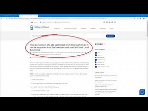Uploading SSL Certificates and Keys