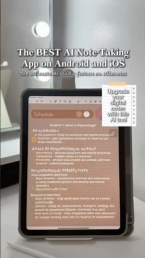BEST AI NOTE-TAKING APP ON ANDROID & IOS 📱#digitalnotetaking #aistudy #notetaking #AI #notetaking