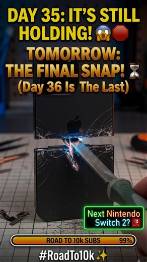 I Finally Did It. The Final Snap is NEXT! ⏳#satisfying #challenge #smartphone #asmr #iphone #tech