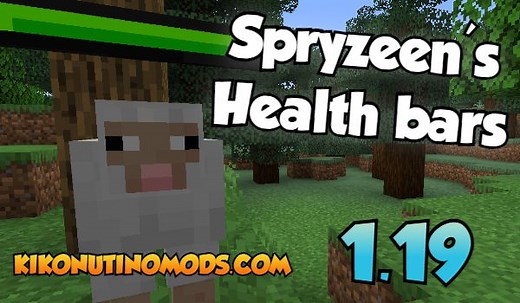 Spryzeen's Health bars Texture Pack for Minecraft 1.19.3, 1.19.2 and 1.19 |【Updated】