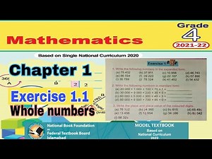 Class 4 math Chapter 1 Exercise 1.1 | Whole Number| math class 4 chapter 1 | ilmi darasgah