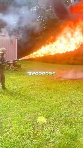 Veteran Explains the True Power of the FLAMETHROWER!