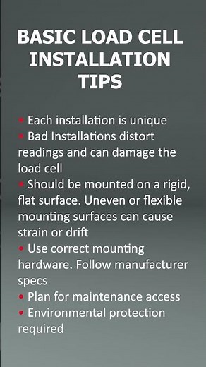 Basic Load Cell Installation Tips / #shorts