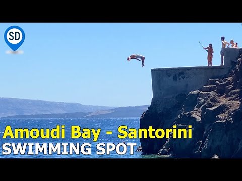 Amoudi Bay Santorini - Swimming Spot & Cliff Jumping