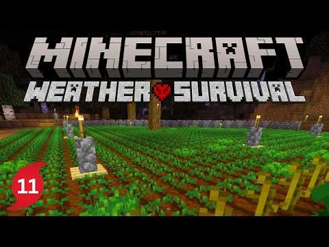 Minecraft: Hardcore Weather Survival: Ep 11 - Developing
