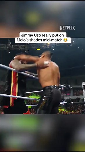 1.5K views | Jimmy Uso really put on Carmelo Hayes' shades mid-match and started dancing  #trend, #foryoupage #fyp, #virals, #fyps, #WWE #viral, #trends, #trending, #foryou, #SmackDown #WWEonNetflix | Ringlord | Facebook