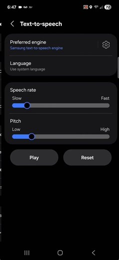 Turn Off Samsung's Text-To-Speech