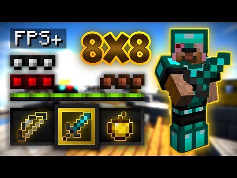 Dark Pixels [8x] | PVP Pack Release (FPS Boost) for 1.8.9 & MCPE | Showcase + Gameplay (UHC, Duels)