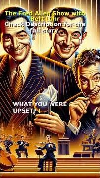 The Fred Allen Show with Bert Lahr (Short Clip) #classicradiodrama #radio #radioshow