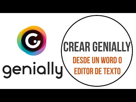 Crear Genially desde Word