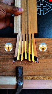 Wood joint locking tricks #Woodworking #Creative #Skill #Carpenter #Diy | Nay L Pari