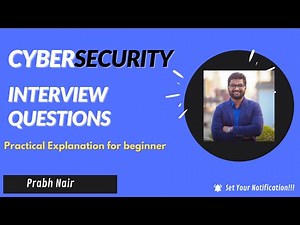Cybersecurity Interview Questions for beginner 2021