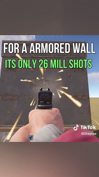 Rust Wall Durability Test: Shots Needed to Break Each Wall