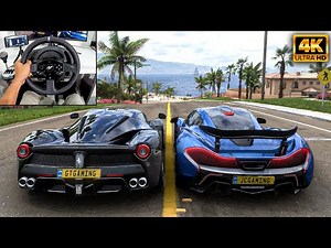 Ferrari Laferrari & McLaren P1 | Forza Horizon 5 | Thrustmaster T300RS gameplay