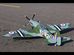 Hobbyking Durafly™ Supermarine Spitfire Mk24 V2 1100MM Unboxing, Assembly and Teaser flyby Review