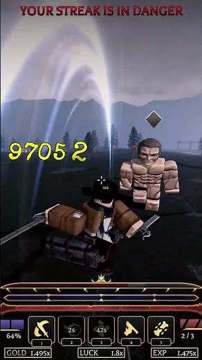 This is truely Levi Ackerman skills in Attack on Titan Revolution